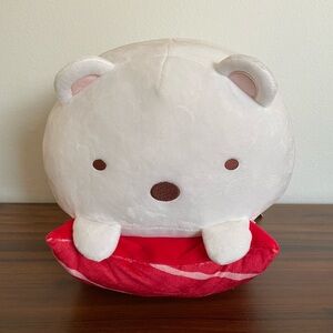 Super cute and soft 14 inch Polar Bear Sushi Round1 Plushie
